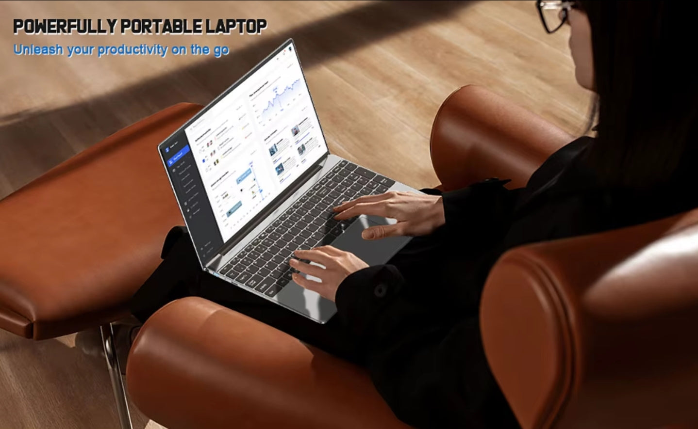 15.6" Portable Laptop Windows 11, 32GB RAM DDR4, 2TB ROM SSD